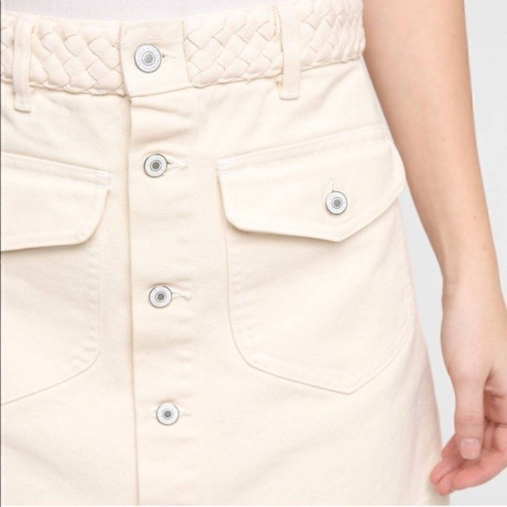 Revolve Tularosa Madelyn Y2K Mini Button Down Skirt 24 - Picture 3 of 9